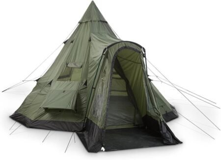 6-Person Deluxe Teepee Tent Instant Setup Waterproof 4-Season
