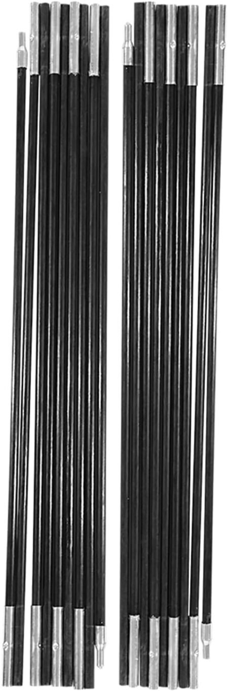 4.9M Fiberglass Tent Tarp Poles 9 Sections