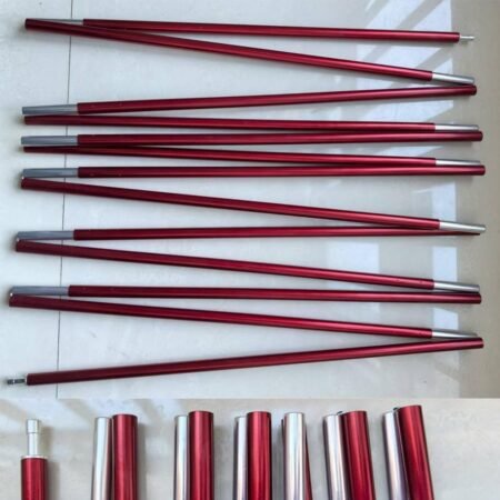 Red 11mm Aluminum Tent Pole Replacement Kit 5.2m