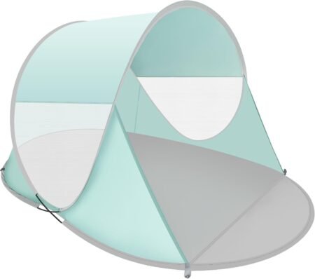 Portable Pop-Up Beach Tent UPF 50+ Windproof Waterproof