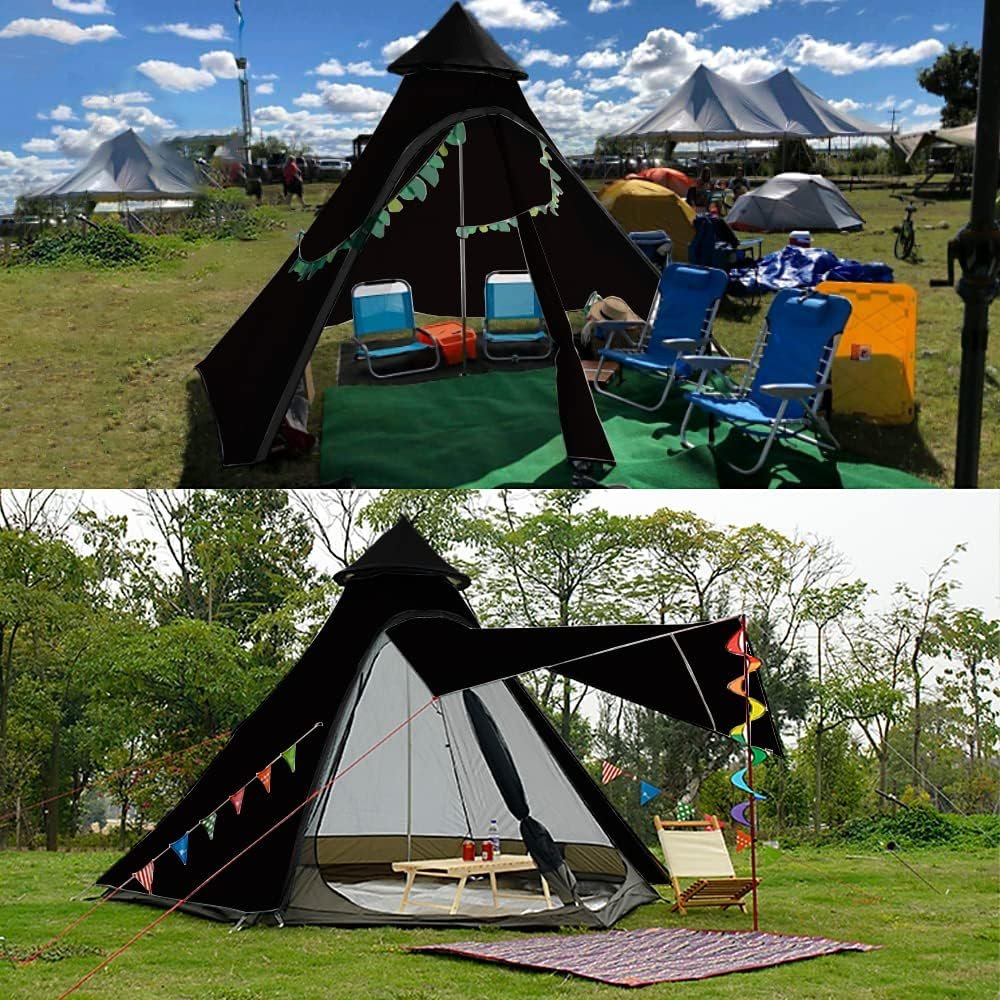 5-6 Person 4-Season Double Layer Dome Tent Waterproof Anti-UV - Image 2