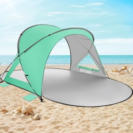 2-3 Person Pop-Up Beach Sun Shelter with 2 Doors