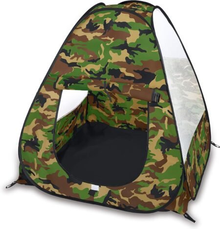 Collapsible Camouflage Pop-Up Play Tent for Kids
